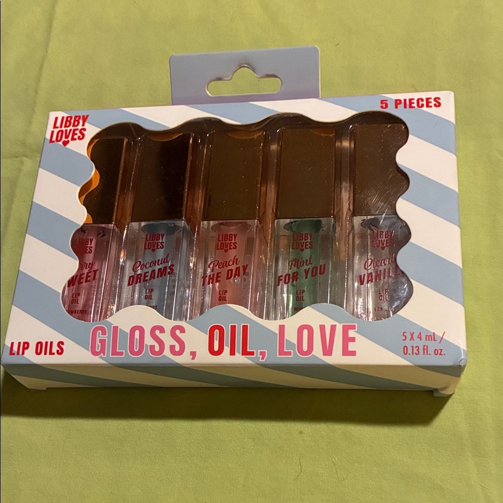 NWT- Lip Oil Set - Gloss, Oil, Love Collection